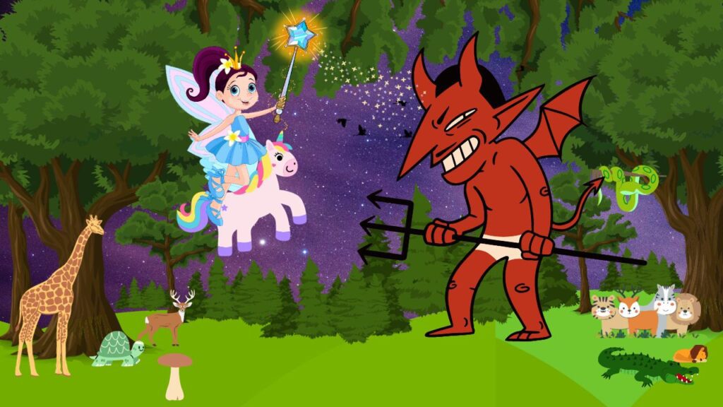 Jadui Jangle Me Ek Pari or Uske Unicorn Hindi Story for Kids