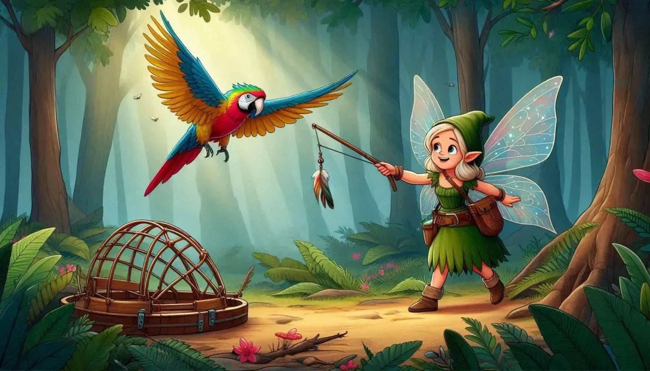 The Fairy and the Parrot's Friendship