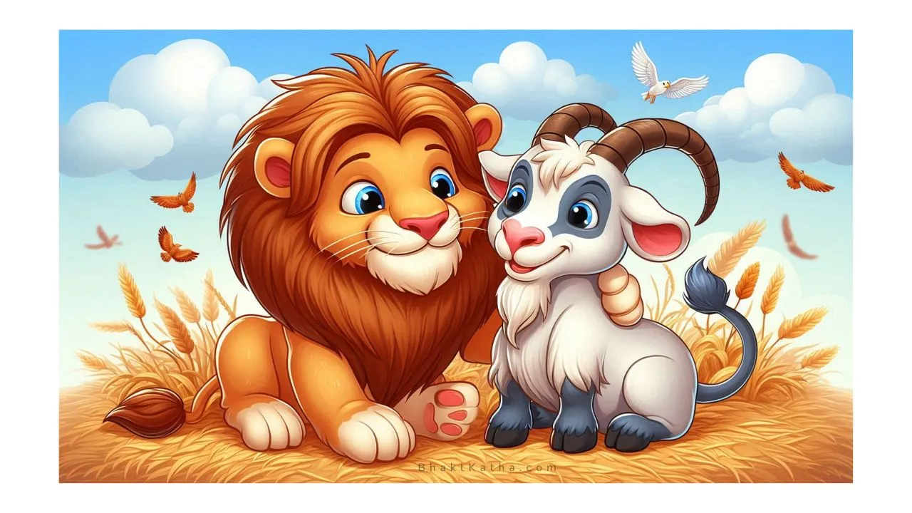 lion and goat friendship