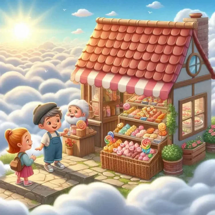 sweet shop in sky bedtime story