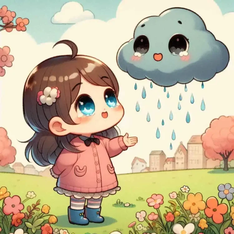 cloud crying kids story hindi