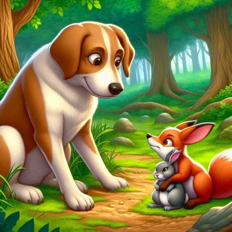 dog rabbit Friendship Moral Stories in Hindi