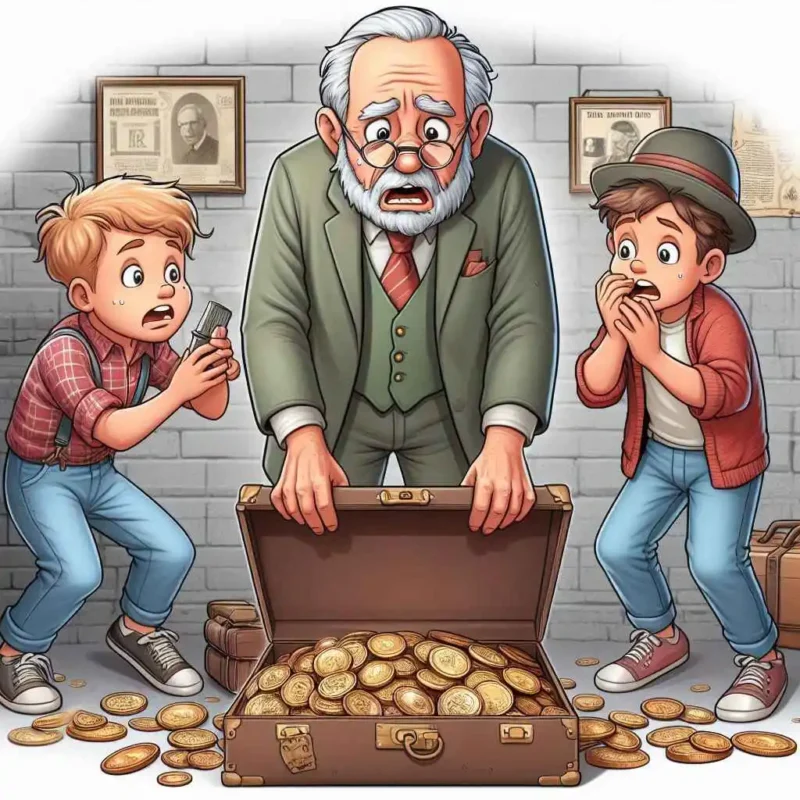 two boys coin short detective stories